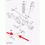 Рычаги Тяги (задние)